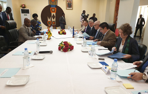 DIALOGUE TOGO-UE : L’UE SALUE LES EFFORTS DU GOUVERNEMENT POUR DES ELECTIONS LIBRES TRANSPARENTES ET EQUITABLES.