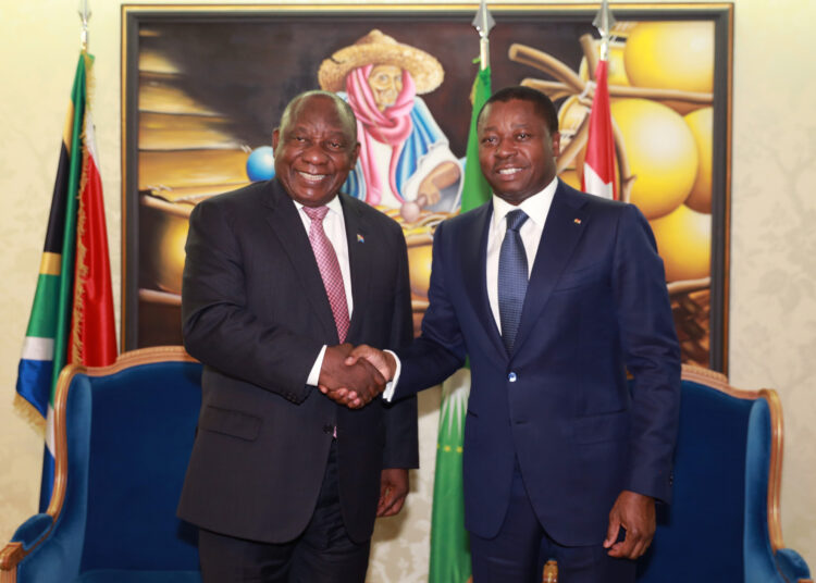LE PRESIDENT SUD-AFRICAIN, CYRIL RAMAPHOSA ETAIT EN VISITE D’AMITIE ET DE TRAVAIL AU TOGO