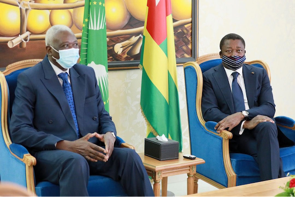 LE PRESIDENT DE LA TRANSITION DU MALI EN VISITE D’AMITIE ET DE TRAVAIL DE 48 HEURES AU TOGO